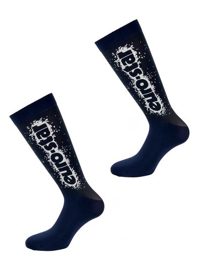 Pack de 2 Chaussettes hautes tipo maille bleu marine - Airbush - Euro-Star