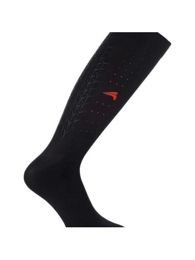 Chaussettes de media pour verano avec grip noir (meteorite) unisexe - Euro-Star