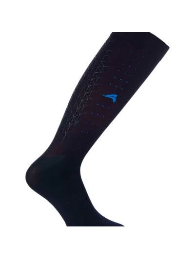 Chaussettes de media pour verano avec grip bleu marine (navy) unisexe - Euro-Star