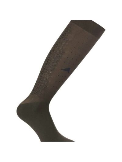 Chaussettes de media pour verano avec grip marron clair (tornado) unisexe - Euro-Star