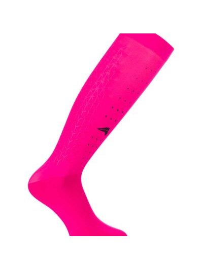 Chaussettes de media pour verano avec grip fuchsia (Wild Aster) unisexe - Euro-Star