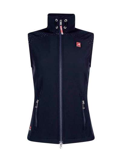 Gilet fin polaire d'entraînement bleu marine pour femme - Cailyn - Euro-Star