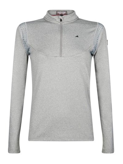 Polo technique d'entraînement gris pour femme - Polina - Euro-Star
