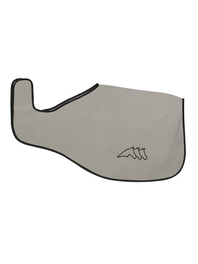 Manta polar beige con logo bordado en negro para caballo - Draiden - Equiline