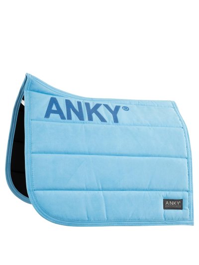 Tapis de dressage bleu clair (bonnie blue) pour cheval (full) - Anky