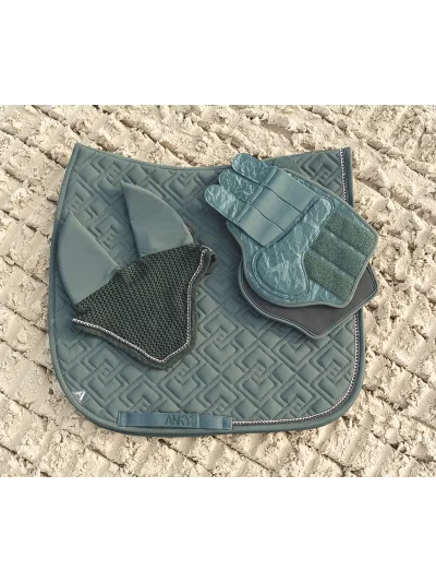 Dressage saddle pad in green (Forest River) - Anky - imagen 4