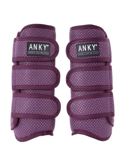Lot de 2 protections de travail de dressage marron (saddle brown) - Climatrole - Anky