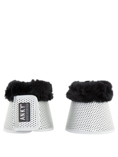 Lot de 2 cloches argentées (silver) avec mouton noir - Anky