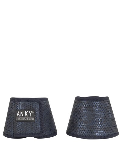 Lot de 2 cloches bleu marine (dark navy) avec imprimé animal effet brillo - Anky