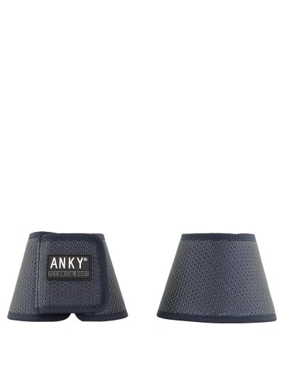 Lot de 2 cloches bleu marine (dark navy) avec effet paillettes - Anky
