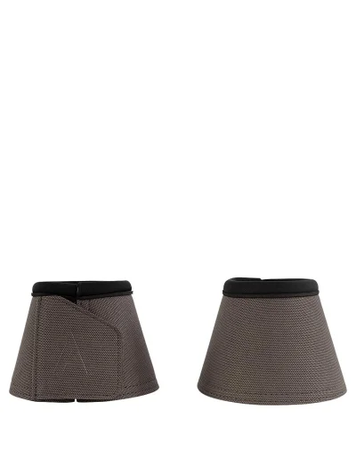 Campanas Bell Boot gris (Bungee Cord) para caballo - Anky