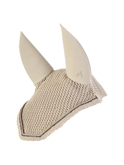 Bonnet en crochet beige (Island Fossil) pour cheval - Anky
