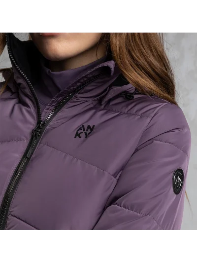 Padded jacket in violet (Vintage Violet) for women - Anky - imagen 4