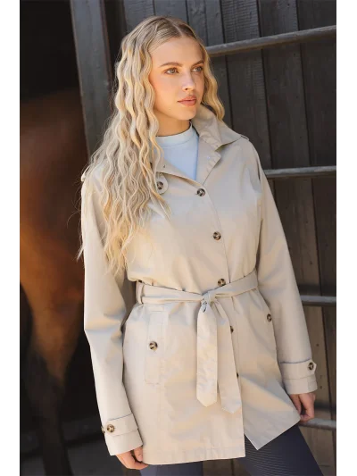 Trench coat in beige (Island Fossil) for women - Anky - imagen 4