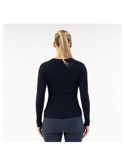 Knit pullover in navy (Mood Indigo) for women - Anky - imagen 2