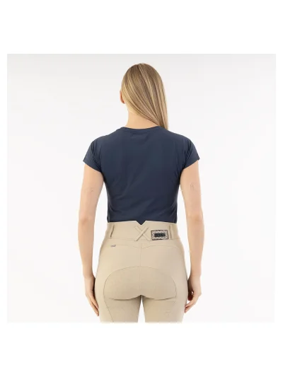 Camiseta técnica Performance azul marino (Mood Indigo) para mujer - Anky - imagen 2