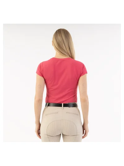 Camiseta técnica Performance fucsia (Innuendo) para mujer - Anky - imagen 2