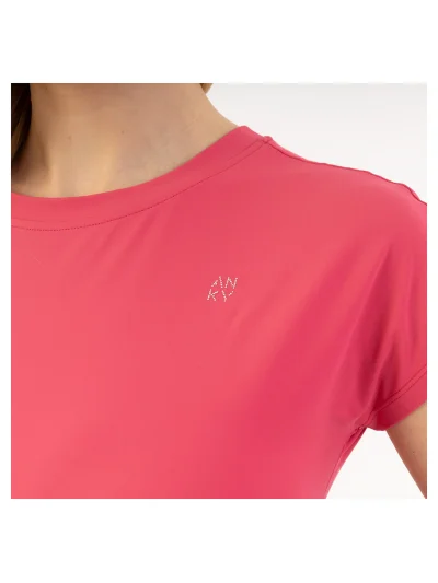 Camiseta técnica Performance fucsia (Innuendo) para mujer - Anky - imagen 3