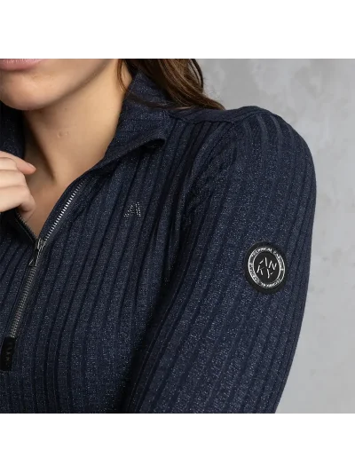 Pull à manches longues en bleu marine (Inkwell) pour femme - Anky - imagen 3