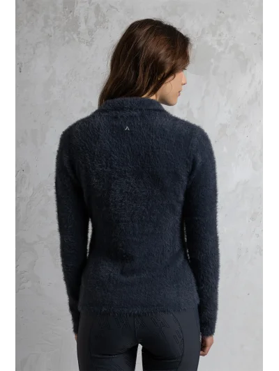 Polo à manches longues en bleu marine (Inkwell) pour femme - Anky - imagen 2