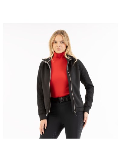 Anky Women's Black Zip-Up Hoodie