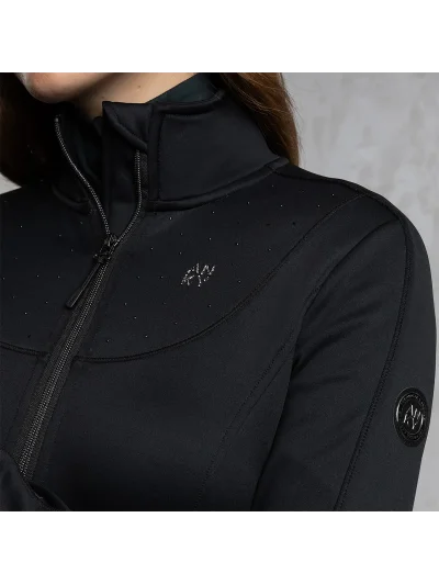 Mid-layer jacket in black for women - Anky