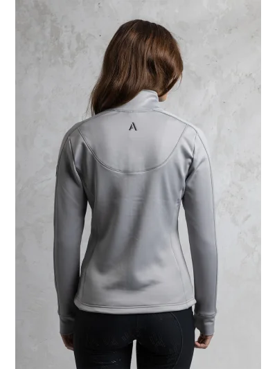 Mid-layer jacket in grey (Chiseled Stone) for women - Anky - imagen 3
