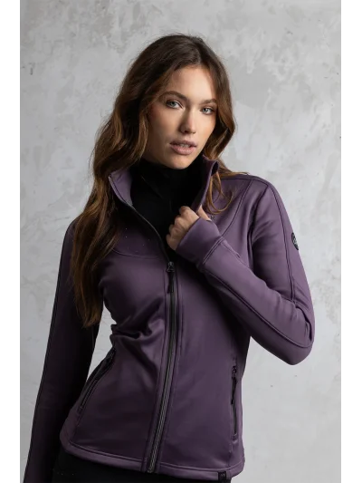 Chaqueta técnica midlayer en violeta (Vintage Violet) para mujer - Anky - imagen 4