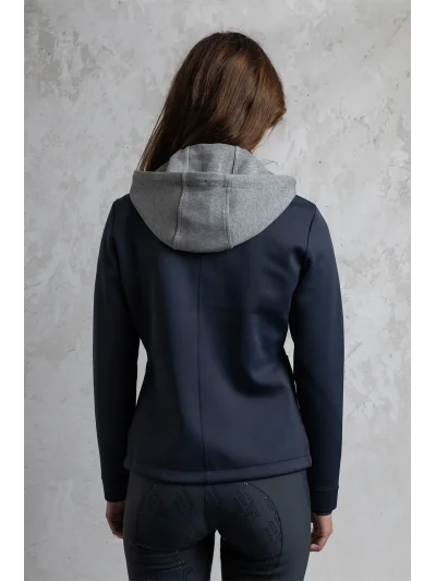 Hooded jacket in navy (Inkwell) for women - Anky - imagen 2