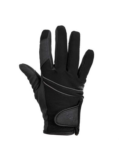 Gants d'hiver noir avec grip - Anky