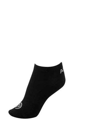 Socquettes noir (zwart) avec détails en gris - Anky