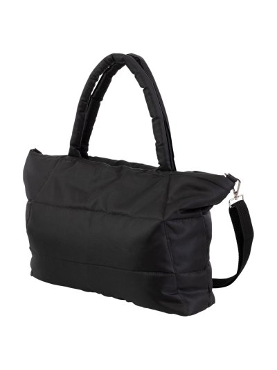 Bolsa/Bolso de mano  acolchado con cremallera color negro-Anky - imagen 3