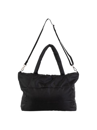 Bolsa/Bolso de mano  acolchado con cremallera color negro-Anky - imagen 2