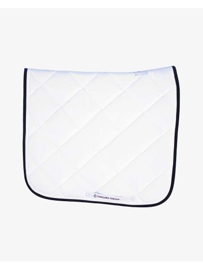 Tapis de dressage blanc avec logo en bordeaux pour poney (C et D) - Cavalleria Toscana - imagen 4