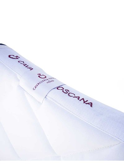 Tapis de dressage blanc avec logo en bordeaux pour poney (C et D) - Cavalleria Toscana - imagen 3