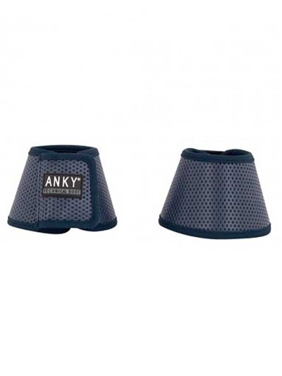 Lot de 2 cloches bleu marine (navy) avec perforations à strass - Anky