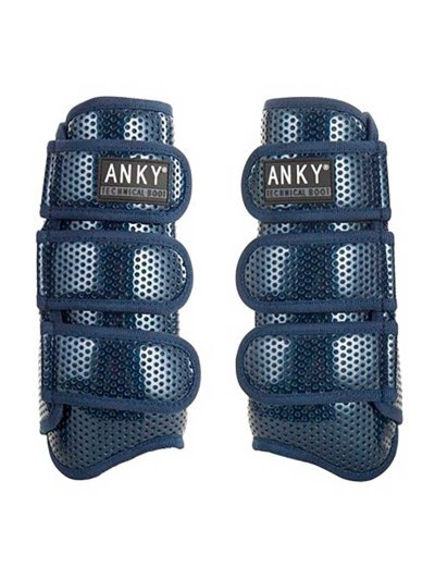 Lot de 2 protections de dressage en vernis bleu marine (state blue) - Climatrole - Anky