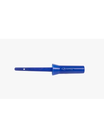 Cobalt Blue Hoof Brush with Special Cap - QHP - imagen 2
