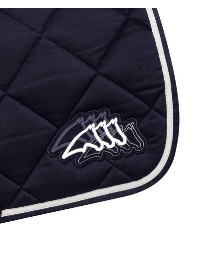 Tapis de de saut bleu marine et blanc - Cudec - Equiline - imagen 2