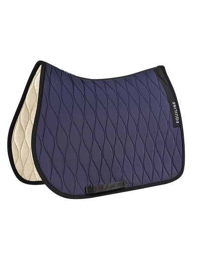 Sudadero de salto morado oscuro y negro para caballo - Alveolar - Equiline