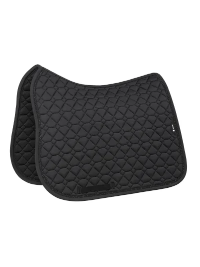 Sudadero de salto y doma acolchado Tech-Diamond negro con cristales para caballo EQGEMMA - Equiline