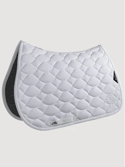 Sudadero de salto acolchado Tech-Almond nlanco con cristales para caballo EQTECH - Equiline