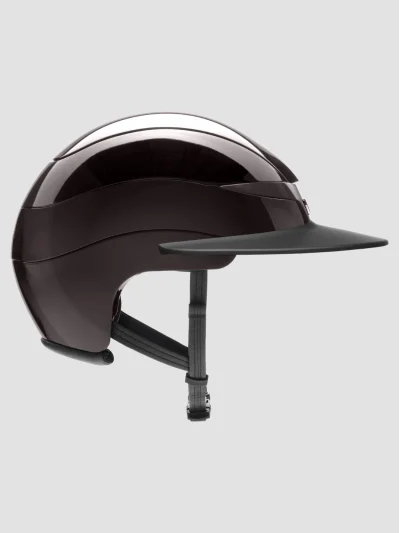 Casco de equitación con visera marrón café Xanto - Equiline - imagen 3