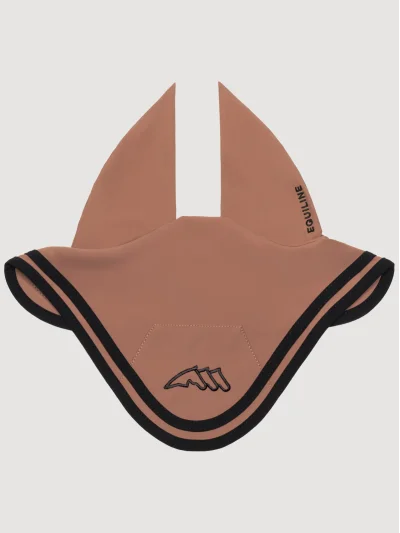 Orejeras técnicas para caballo marrón moka EQONDA - Equiline