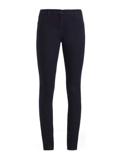 Pantalons skinny en denim foncé très élastiques pour femme - Cavalleria Toscana