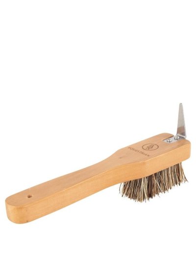 Limpia cascos de bamboo ecologico con cerdas de tampico(fibra vegetal) - BR