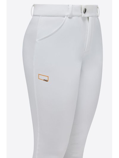 Pantalones de montar blancos junior unisex grip rodilla  - RG - imagen 3