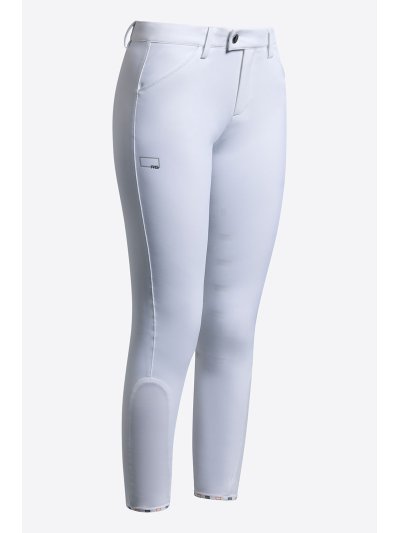 Pantalones de montar blancos full grip junior unisex - RG