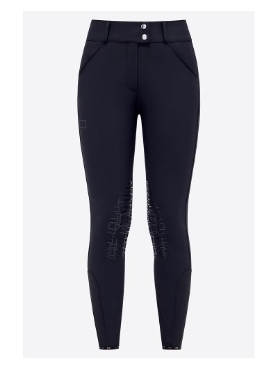 Navy blue horse riding pants (knee grip) for women - RG