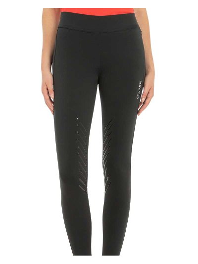 Leggings d'équitation noir (grip aux genoux) pour femme - Charlac - Equiline